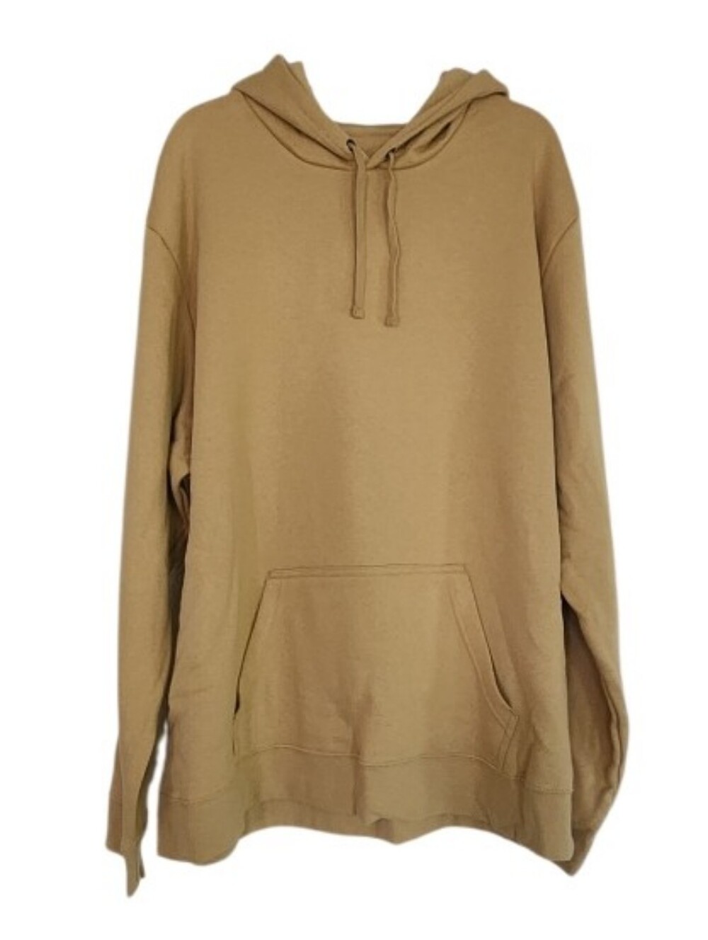 Men's Tan Hoodie Sweatshirt Sz 3XL